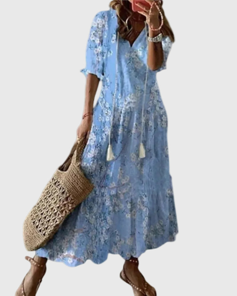 Abigail | Boho Vintage Summer Maxi Dress