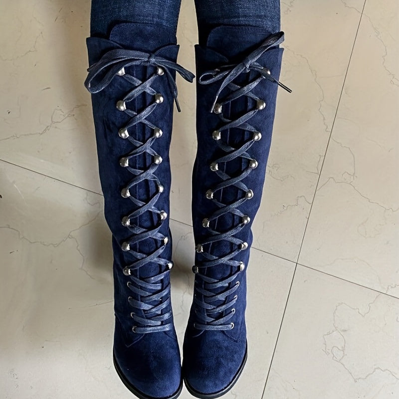 Stella - Fashionable Knee-High Boots