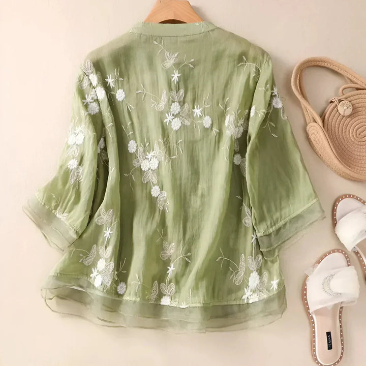 Audrey | Embroidered blouse