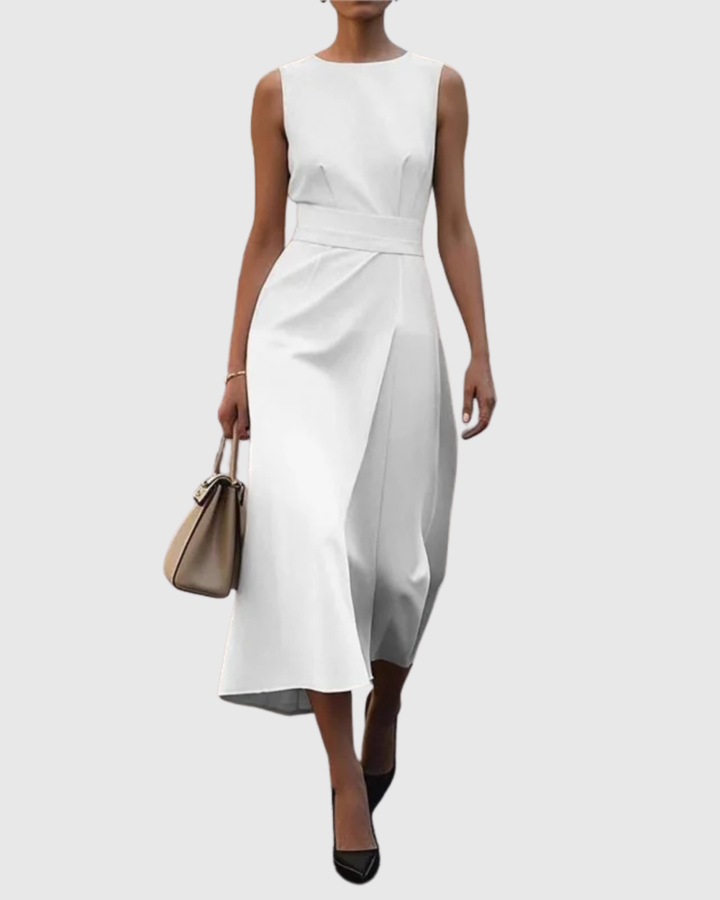 SOFIA | DRAPED MIDI DRESS