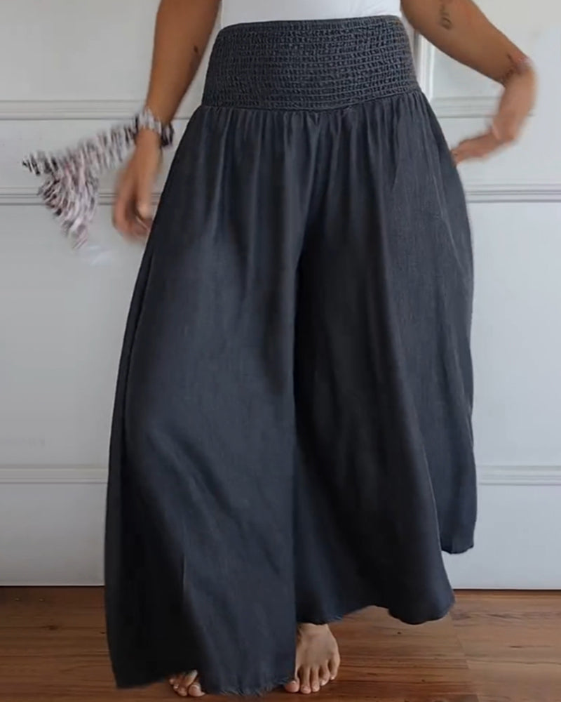 Leora - Comfy Wide-Leg Trousers