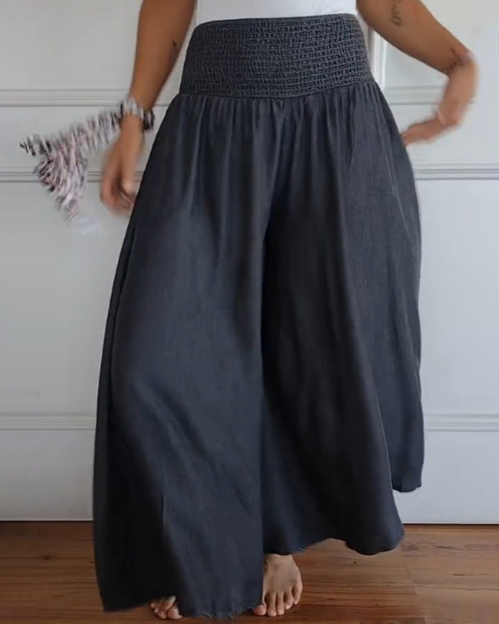 Leora - Comfy Wide-Leg Trousers