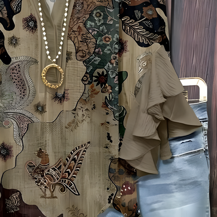 Autumn | Elegant Blouse with Patterns