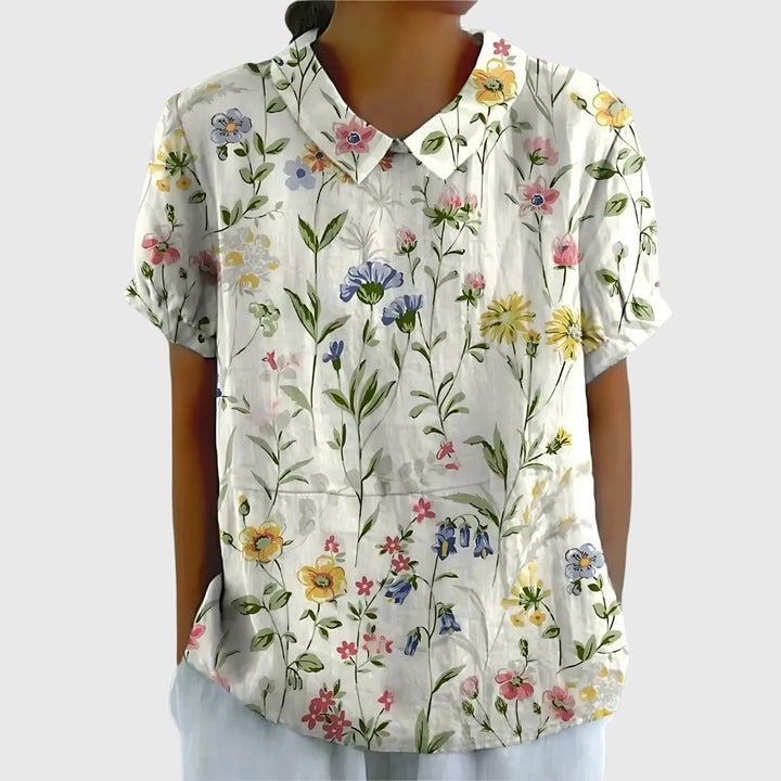 JENNA | LIGHTWEIGHT FLORAL BLOUSE