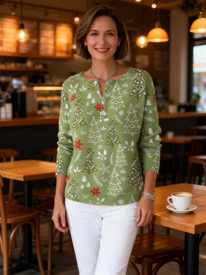 Edith I Knitted Christmas Sweater