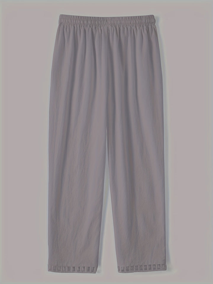 Sloane – Relaxed Contrast Trim Cropped Pants