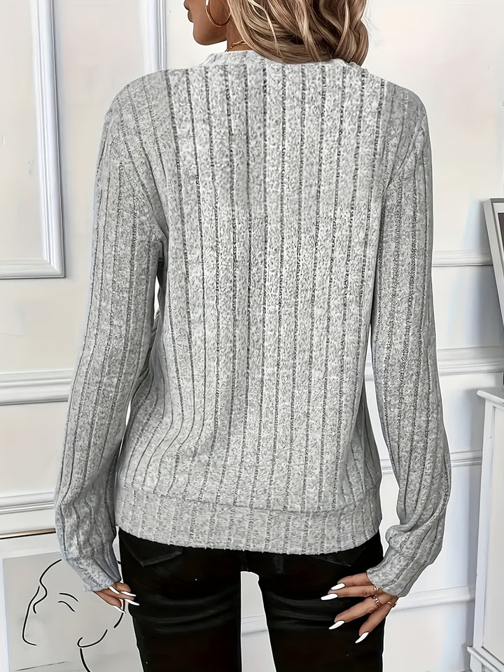 Iris | Elegant Long Sleeve Pullover