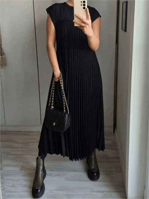 Nerina | Pleated Elegant Dress