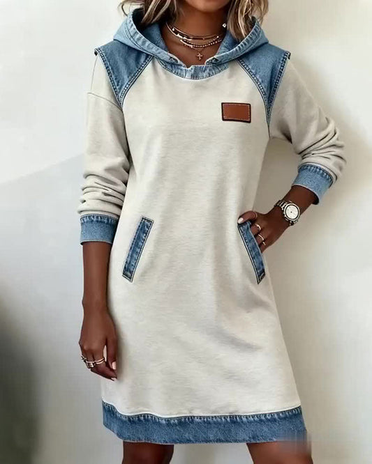 VERA | RELAXED HOODED DRESS