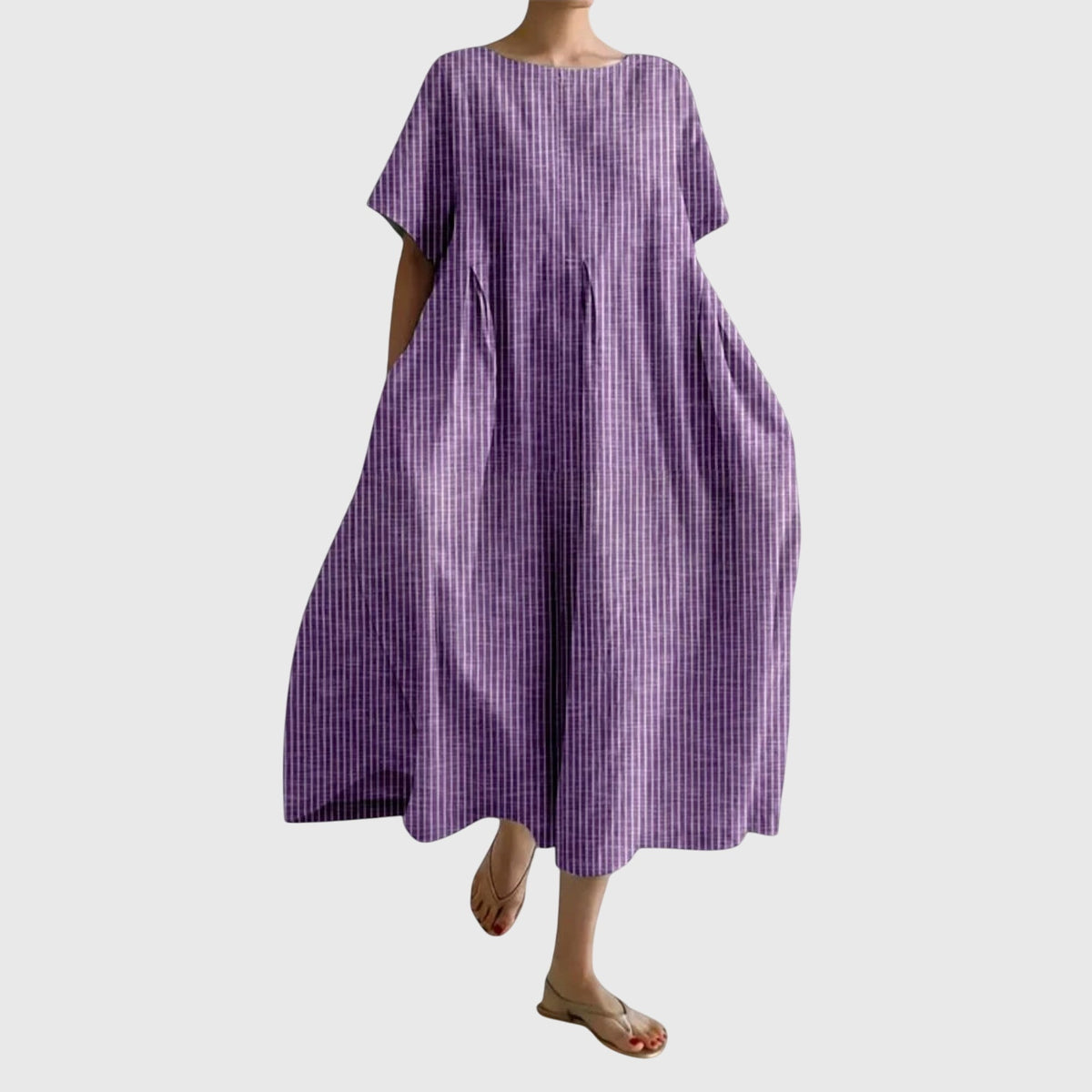 ISABELL | VERTICAL STRIPE DRESS