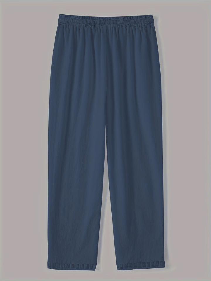 Sloane – Relaxed Contrast Trim Cropped Pants