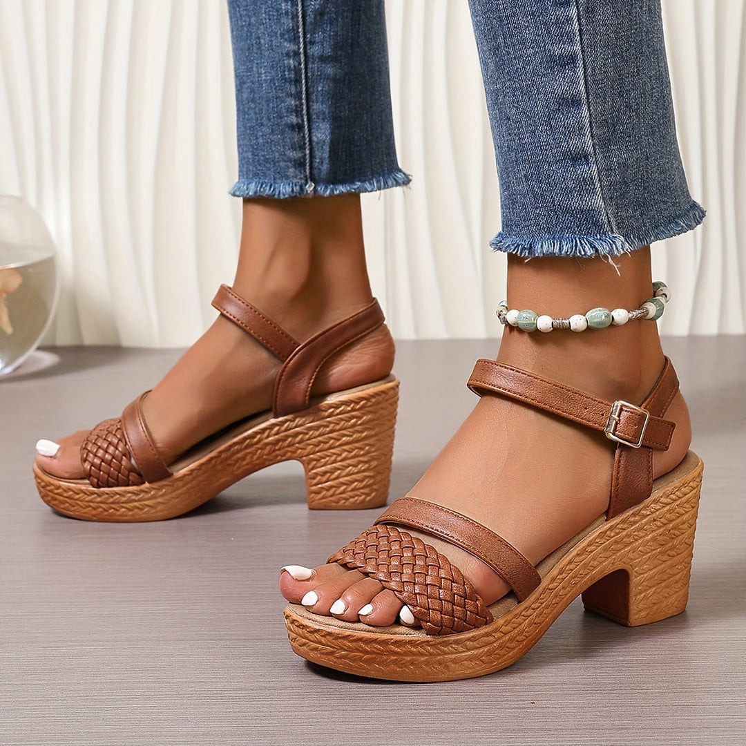 Delphine | Braided Sandals