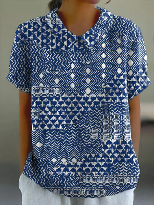 Abigail | Tribal Print Shirt