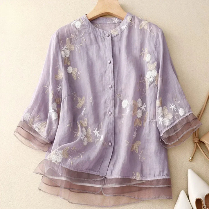 Audrey | Embroidered blouse