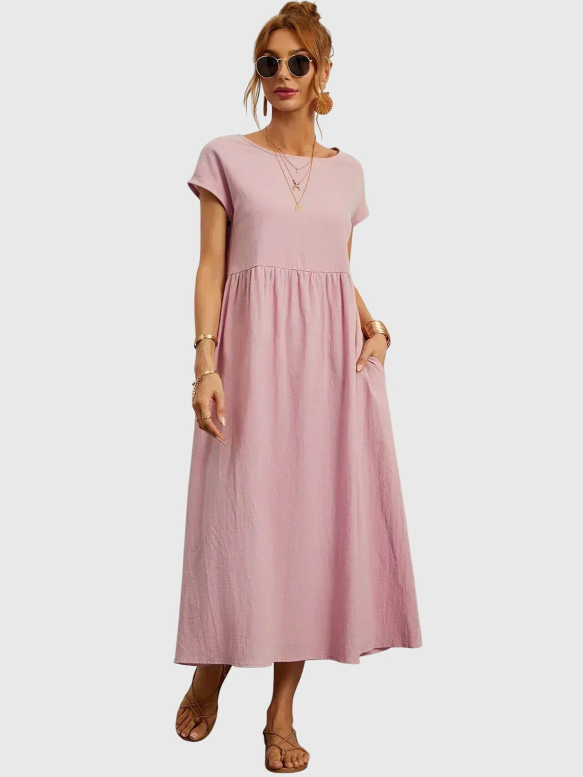 GISELLE | RELAXED POCKET DRESS