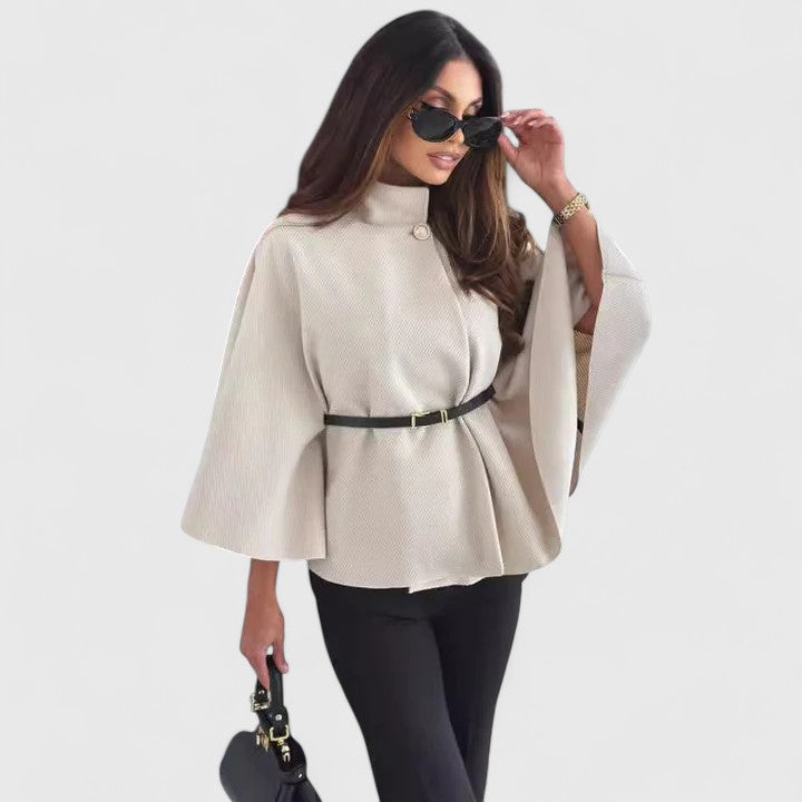 SANDRA | BELTED BUTTERFLY-SLEEVE JACKET