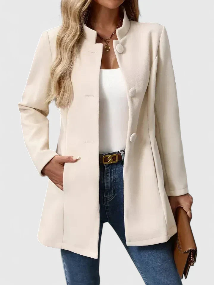 MELISSA | COLLARLESS TAILORED JACKET