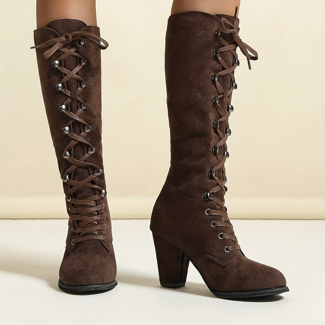 Stella - Fashionable Knee-High Boots
