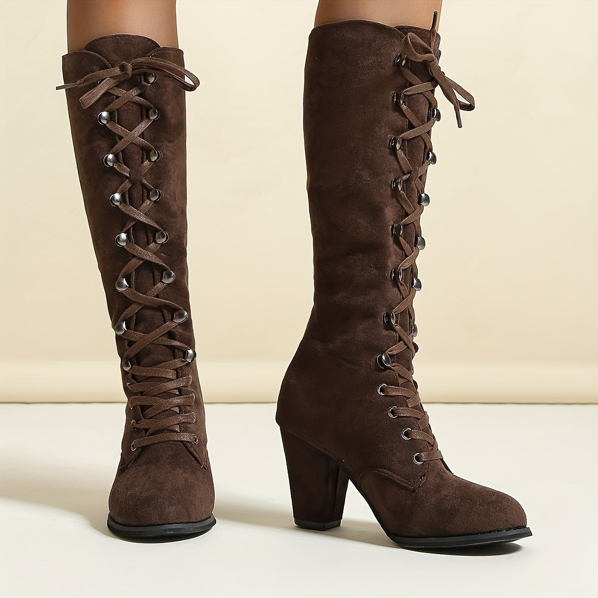 Stella - Fashionable Knee-High Boots