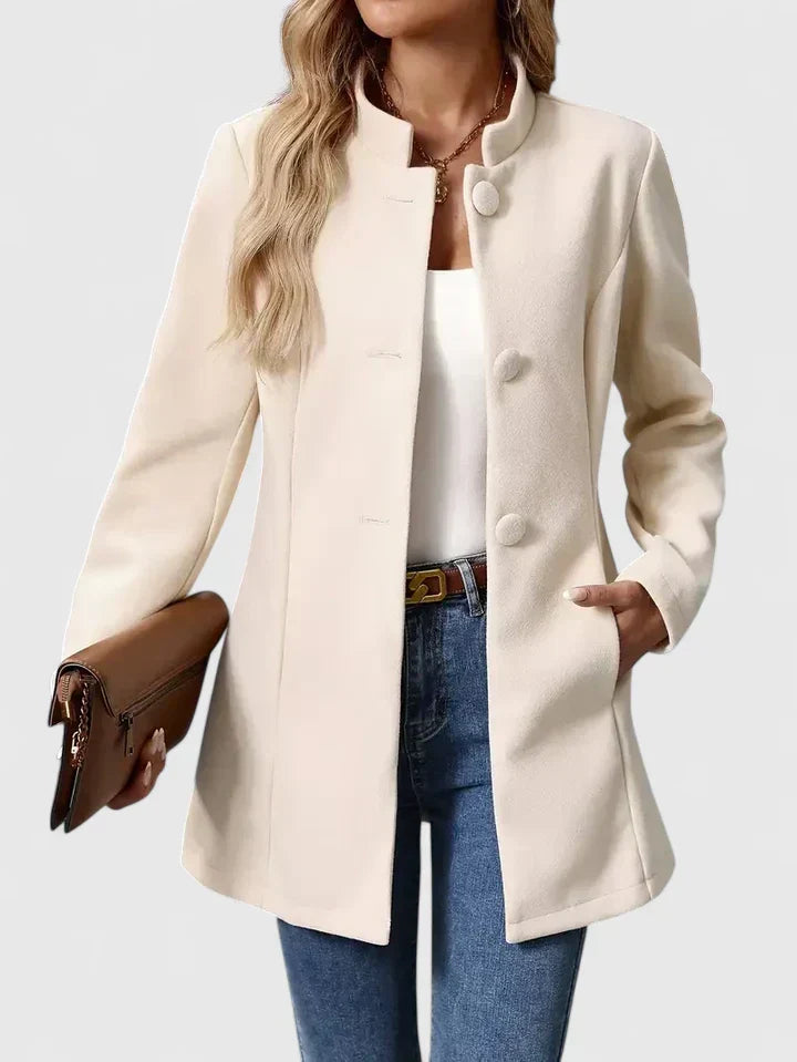 MELISSA | COLLARLESS TAILORED JACKET