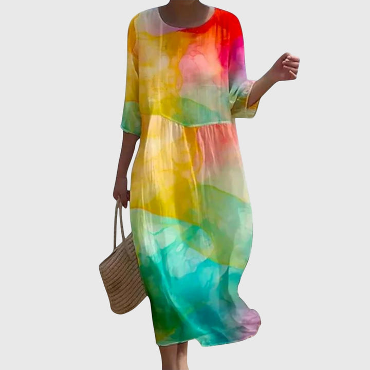 Evelyn | Stylish Floral Maxi Dress