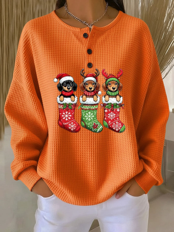 Grethe | Vintage Christmas Sweater Dog Design