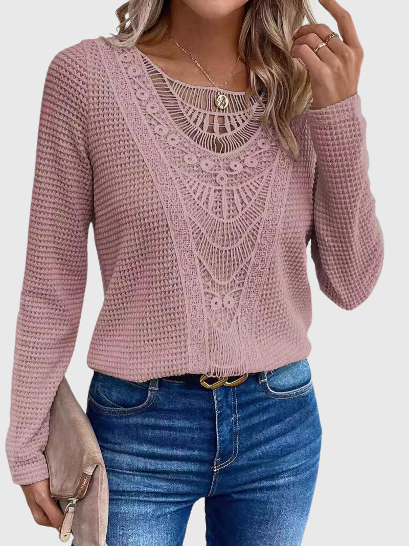 Summer | Pink Boho Blouse