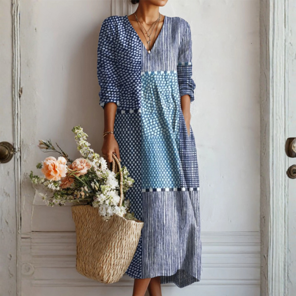 Charlotte | Retro Linen Dress