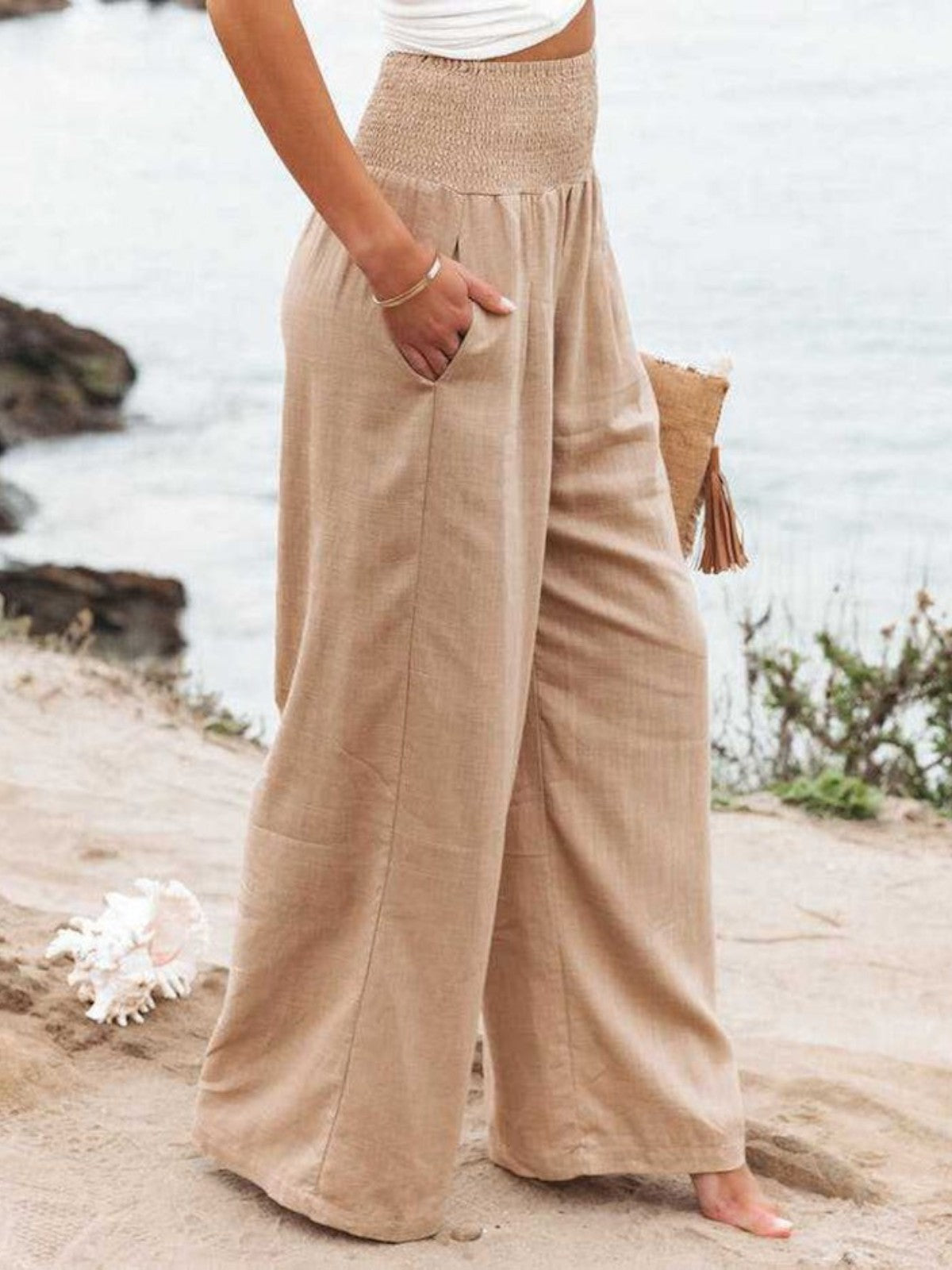 Tatum – REMI WIDE-LEG LINEN TROUSERS
