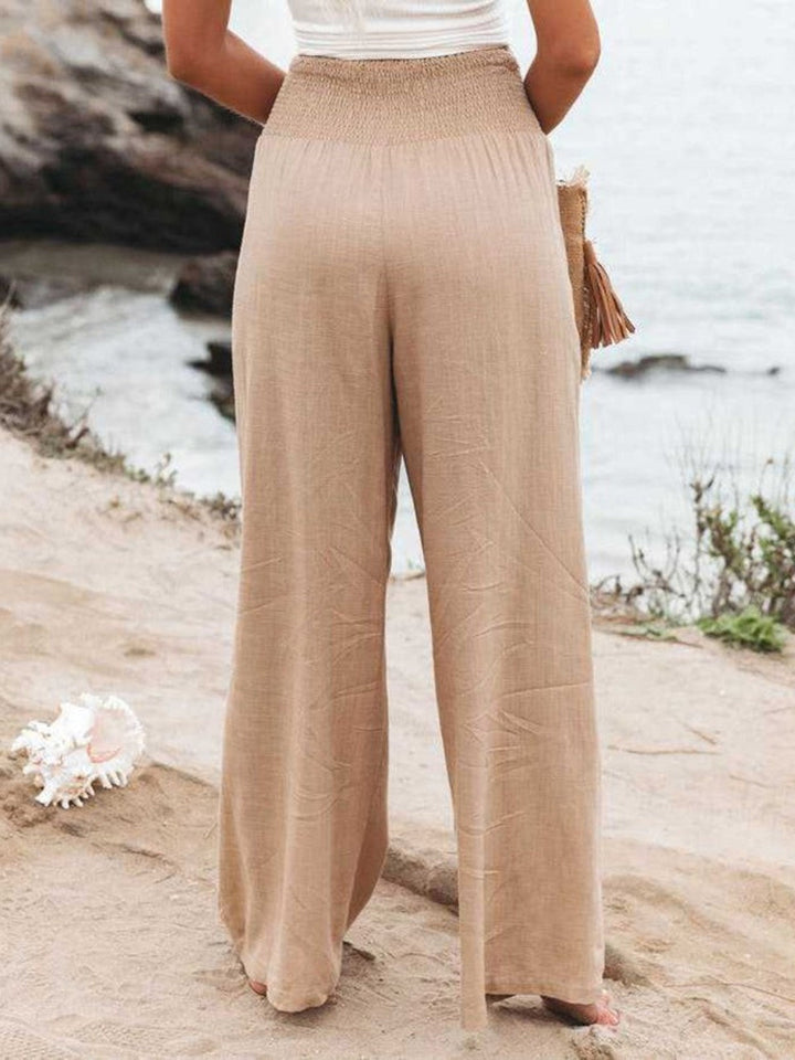 Tatum – REMI WIDE-LEG LINEN TROUSERS