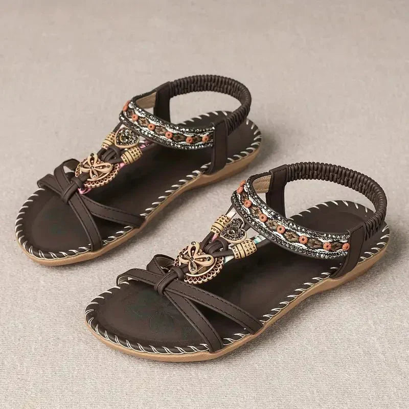 Allison | Boho Flat Sandals