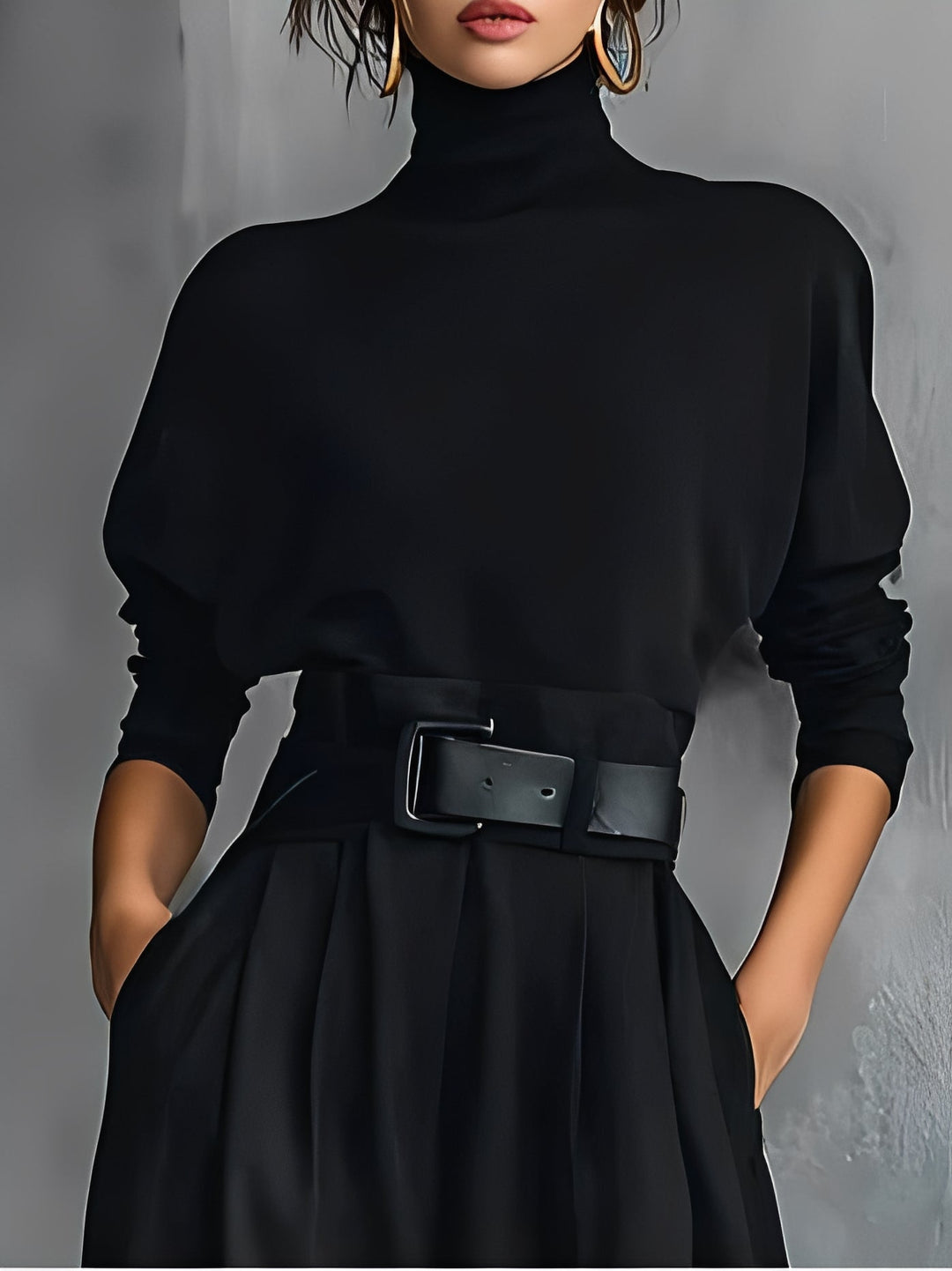 MARIA | TURTLENECK STRAIGHT-LEG SET