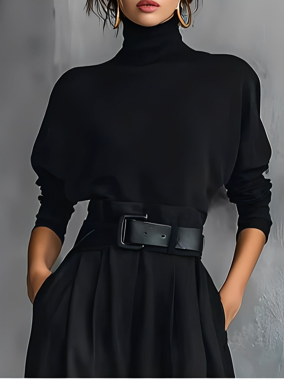 MARIA | TURTLENECK STRAIGHT-LEG SET
