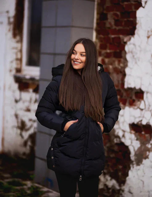 BEATRICE | FLEECE LINED WRAP COAT