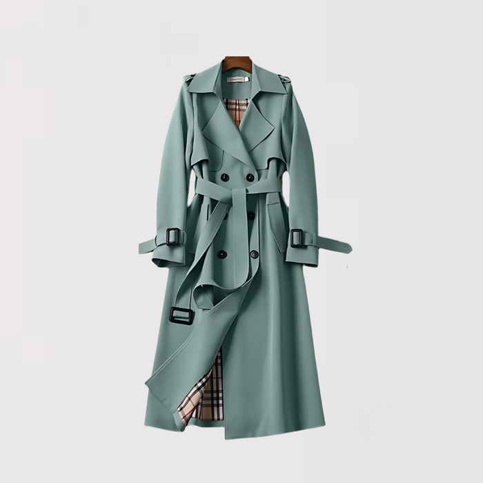 Delsie | Chic Longline Trench Coat