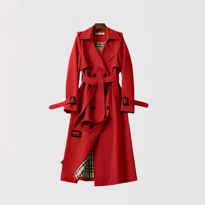 Delsie | Chic Longline Trench Coat