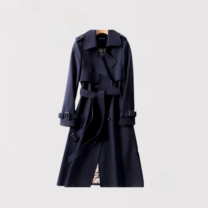 Delsie | Chic Longline Trench Coat