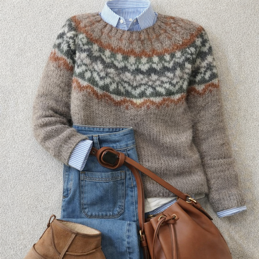 Kaitlyn | Heritage Nordic Knit Jumper