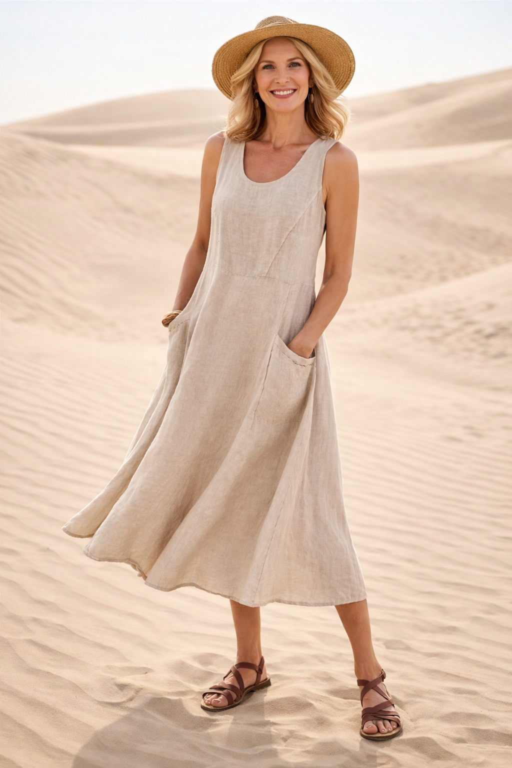 Lucy | Comfortable A-Line Midi Dress