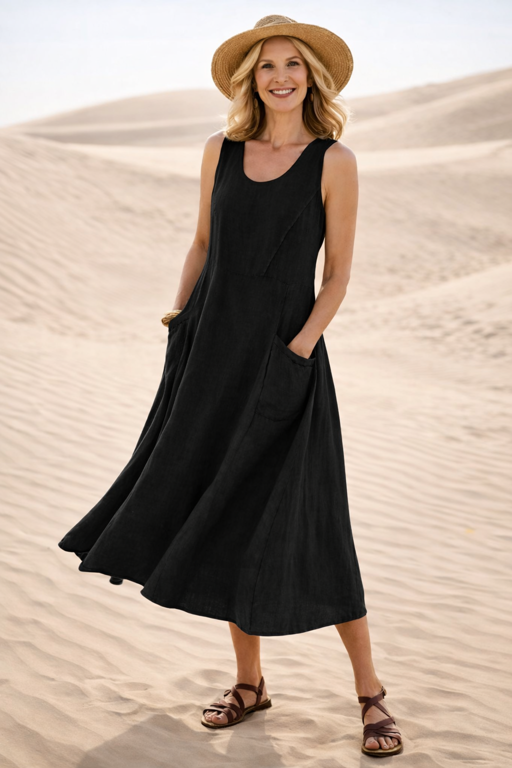 Lucy | Comfortable A-Line Midi Dress