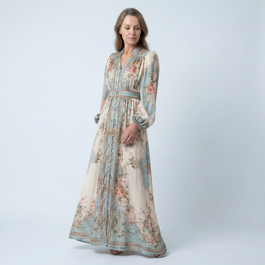 Anna Grace - Floral Maxi Dress