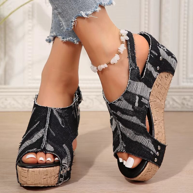 Zaria | Wedge Sandals