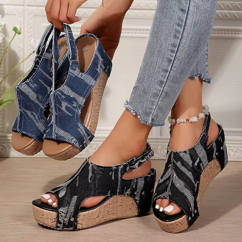 Zaria | Wedge Sandals