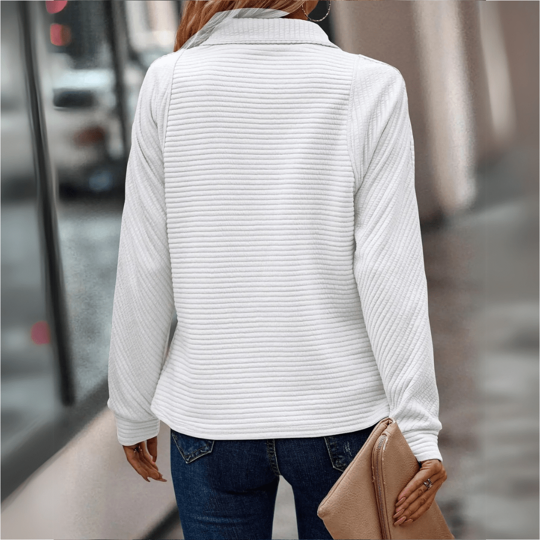 Samantha | Chic Half-Zip Pullover