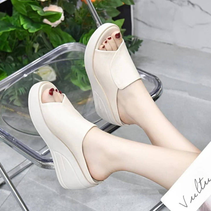 Nora – Orthopedic Slip-on Wedge Sandals