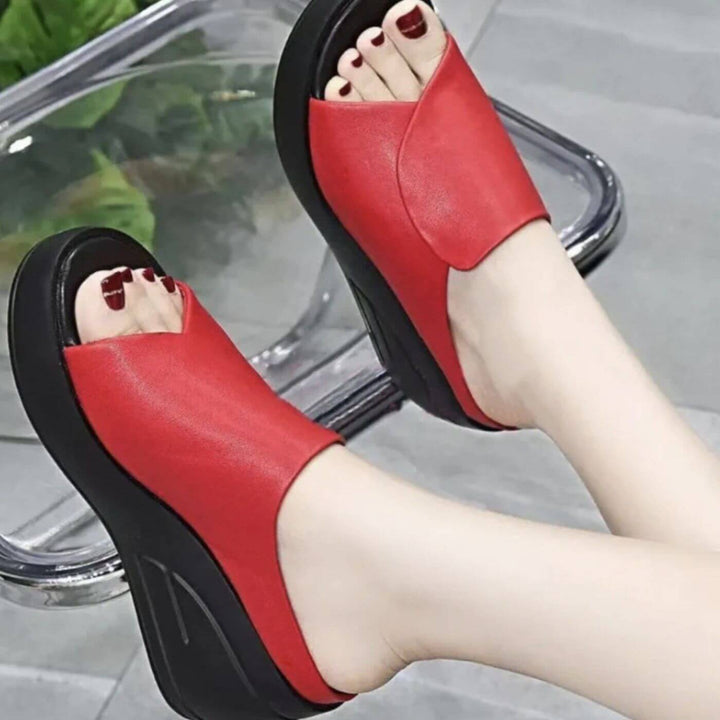Nora – Orthopedic Slip-on Wedge Sandals
