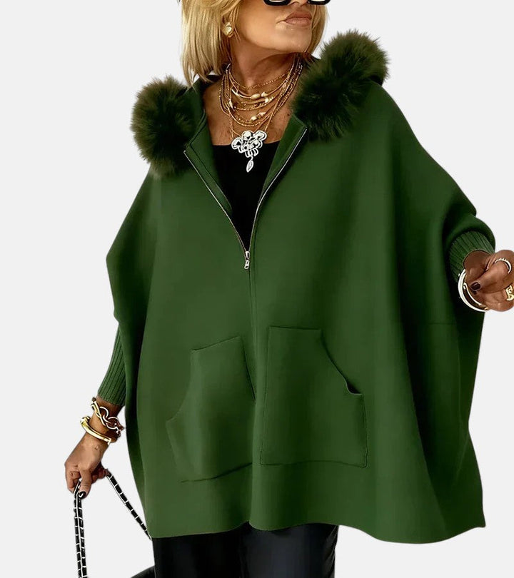 SYLVIA | FUR COLLAR JACKET