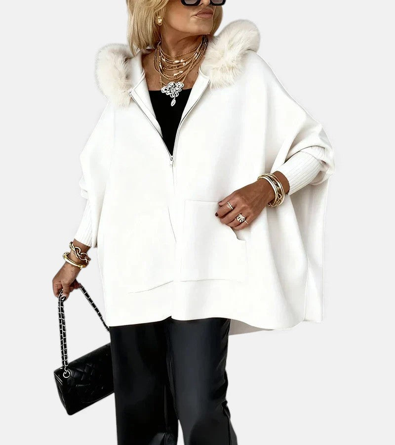 SYLVIA | FUR COLLAR JACKET