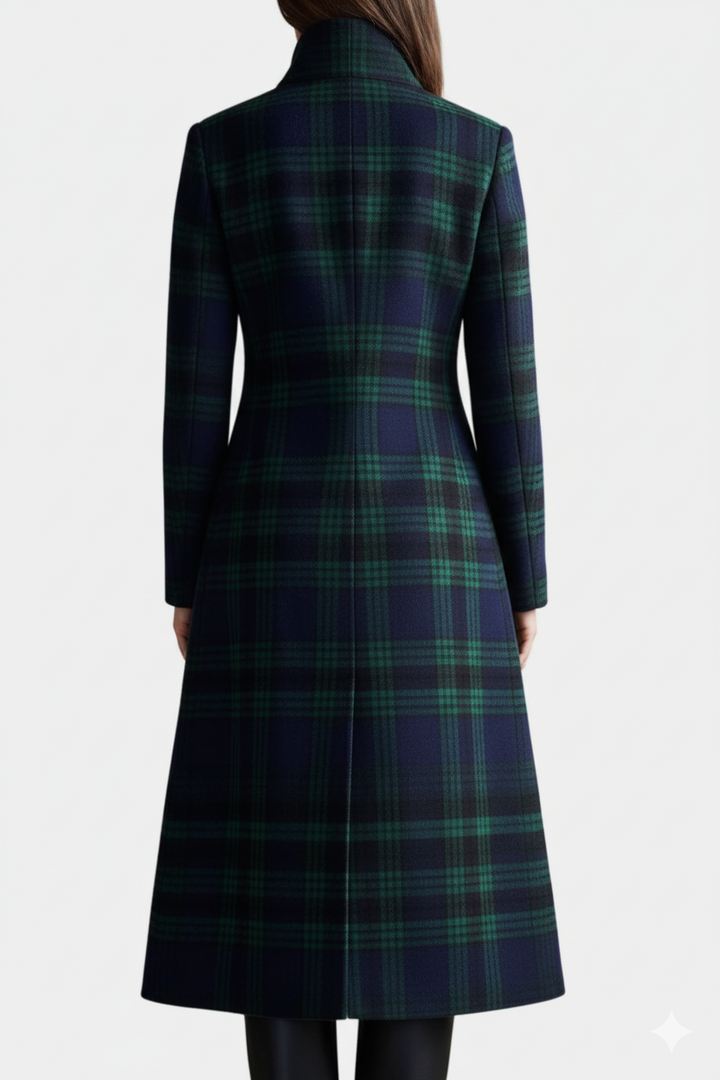HAYDEN | STRUCTURED PLAID COAT