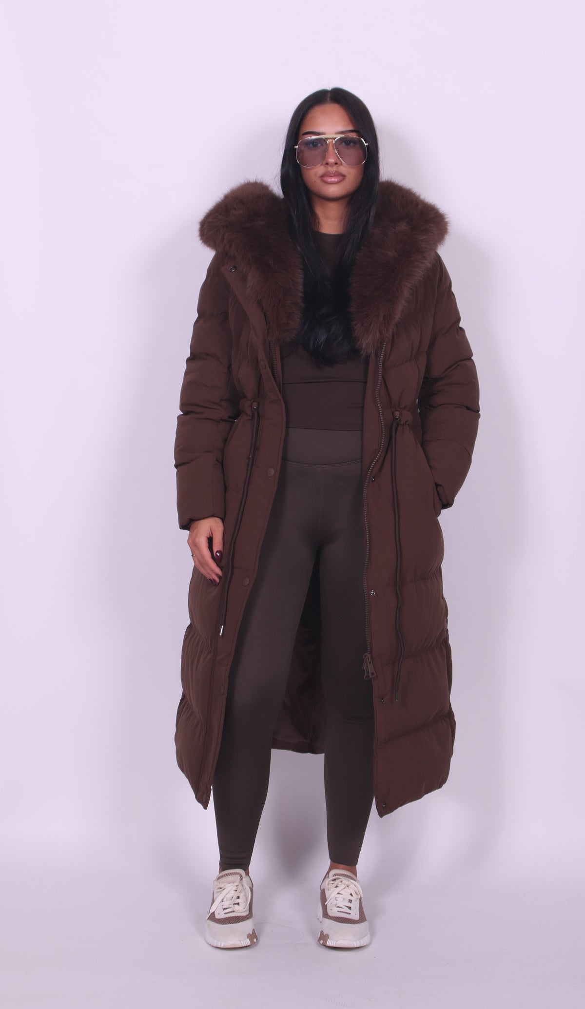 ALISSA | FAUX FUR HOODED COAT